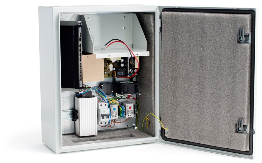 Коммутатор Бастион SKAT PoE-UPS-8E-1G-1S var5