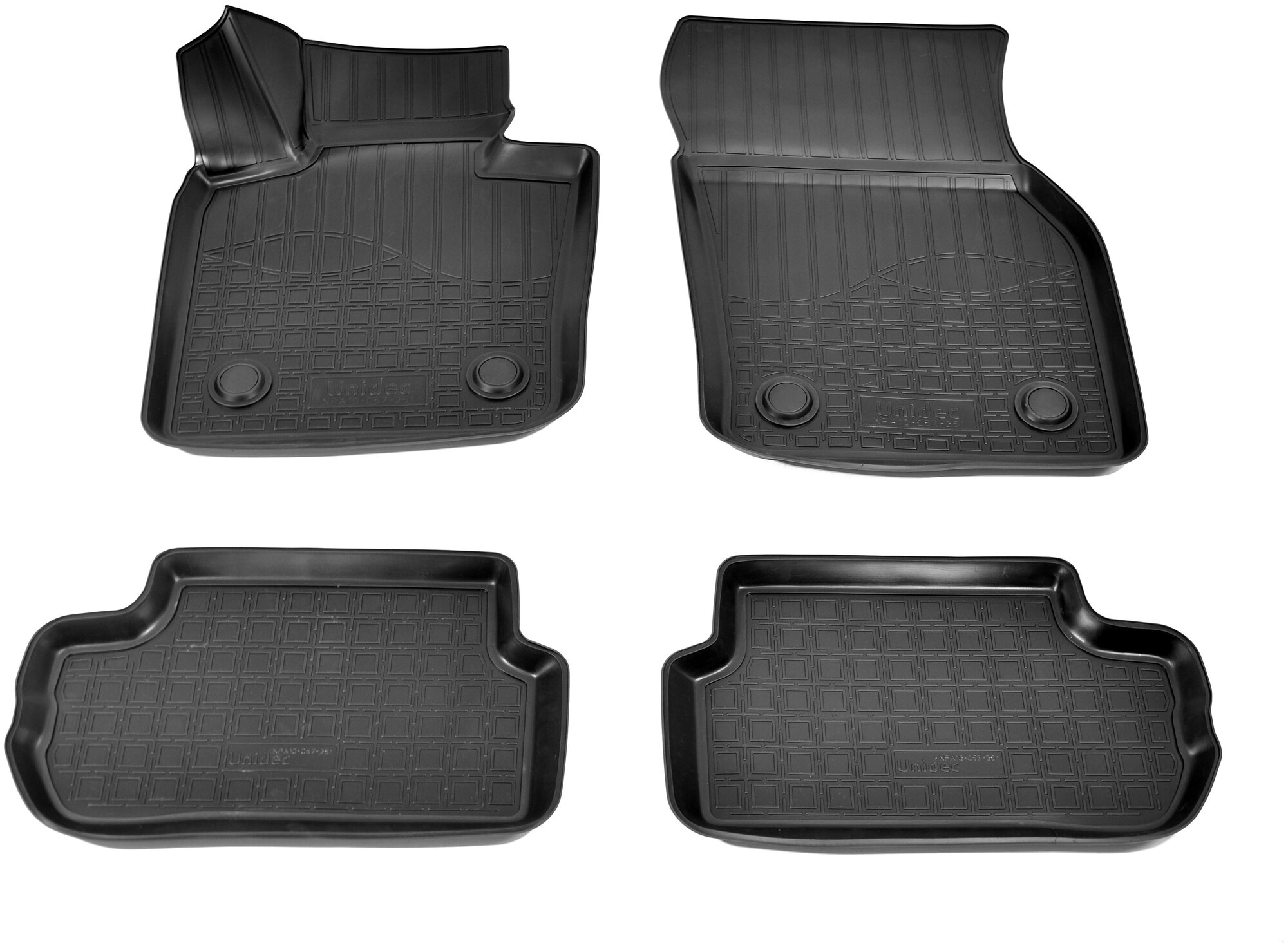 Коврики салона Mini Hatch (F56) 3D (3 дв.) (2014-2018) черный