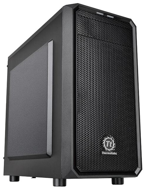 Корпус Thermaltake Versa H15 черный без БП mATX 4x120mm 1xUSB2.0 1xUSB3.0 audio bott PSU