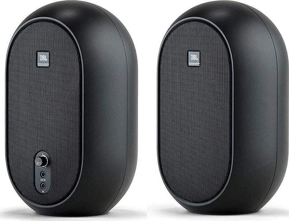 JBL One J104BT Set Пара 2-х полосных активных студийных монторов, 4'+ 0,75', 2x30 Вт, Bluetooth, черные, АBS пластик.