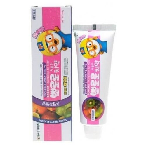 Pororo Детская зубная паста Фруктовый микс Toothpaste For Kids (Mixed Fruit) 90гр ! сроки годности 12.2023!