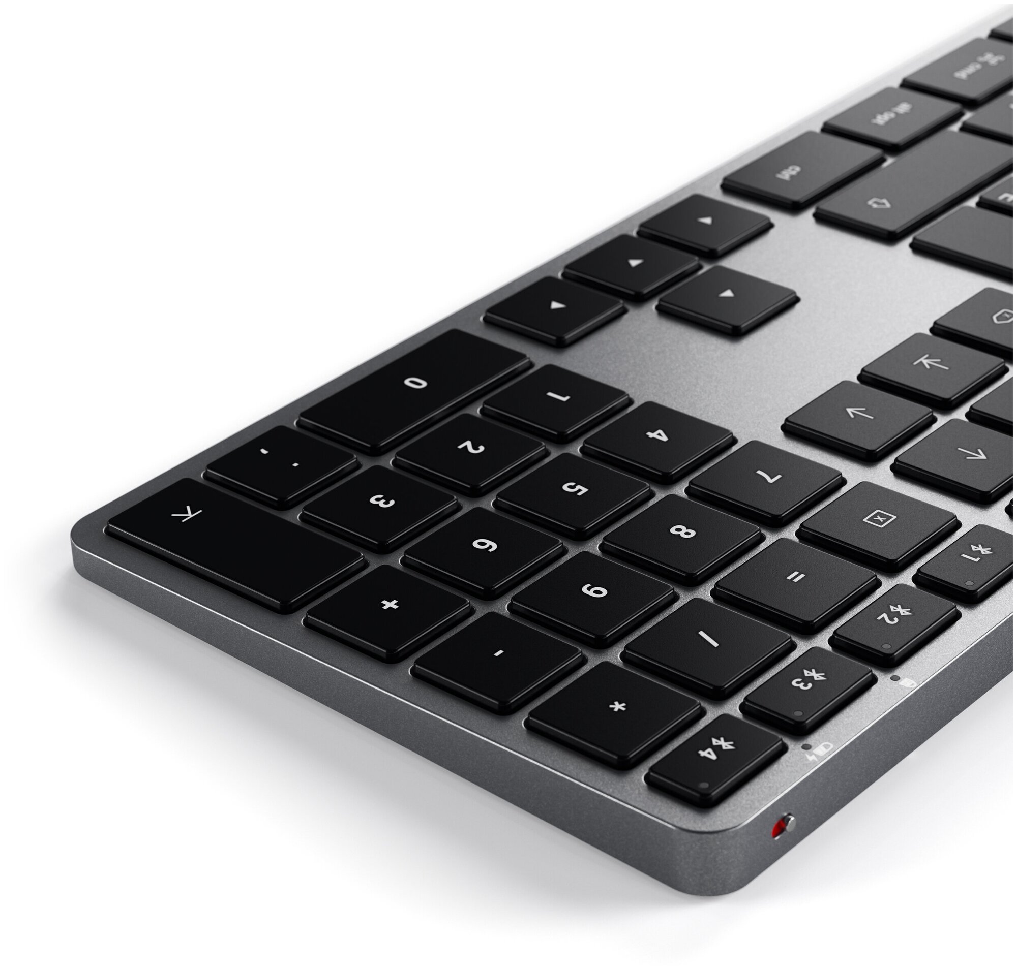 Клавиатура беспроводная Satechi Slim X3 Bluetooth Keyboard Backlit, BT, Серый космос, ST-BTSX3M-RU