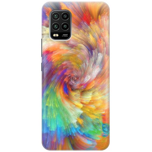 фото Re:pa чехол - накладка artcolor для xiaomi mi 10 lite с принтом "акварельная красота"