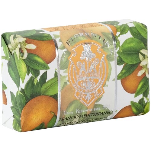 La Florentina Мыло кусковое Mediterranean Orange, 200 мл, 200 г