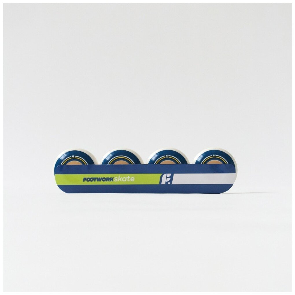 Колеса для скейтборда Footwork basic, размер 52 мм, жесткость 100A, форма classic