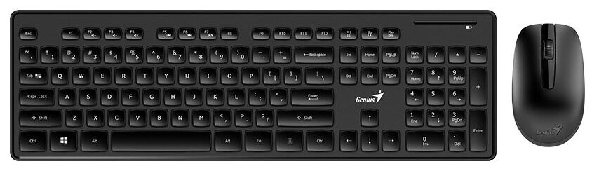 Клавиатура + Мышь Genius Wireless Desktop SlimStar 8006 Combo Black USB