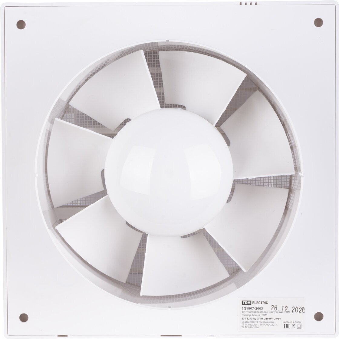 Вентилятор бытовой настенный 150 С TDM (SQ1807-0003) TDM Electric - фото №6