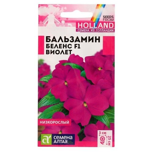 Семена цветов Бальзамин Беленс, виолет, Сем. Алт, ц/п, 5 шт семена цветов бальзамин беленс виолет сем алт ц п 5 шт