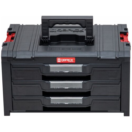 Ящик Qbrick System Drawer3 Toolbox Expert, 45x32x24 см, черный