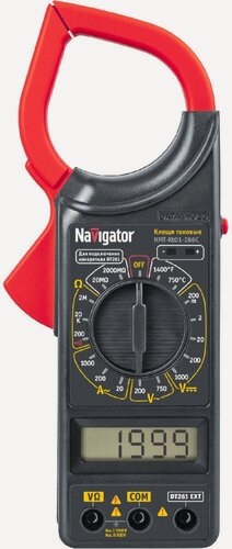 Изображение товара Клещи токовые Navigator 80 263 NMT-Kt01-266C (266C), черный, IP20
