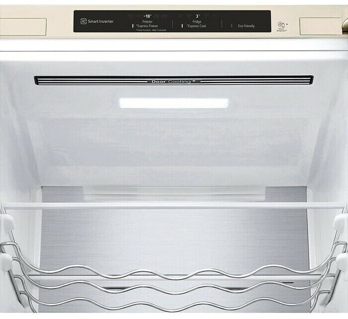 Холодильник LG GW-B509SENM бежевый, дисплей (203,0) - фотография № 4