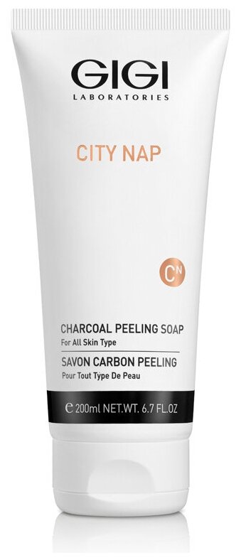 Жидкое мыло для лица GiGi City Nap Charcoal Peeling Soap 200 мл