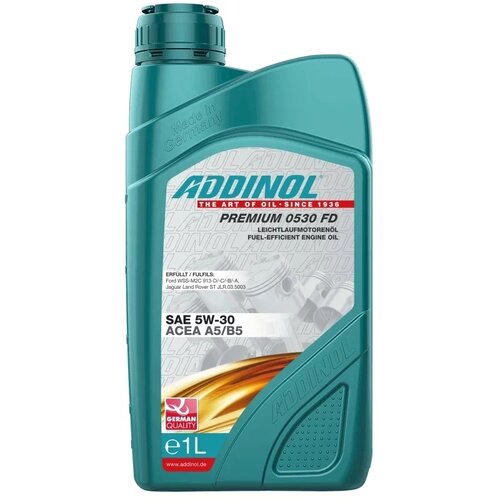 Моторное масло ADDINOL Premium 0530 FD 5W-30 A1/B1/A5/B5 1л