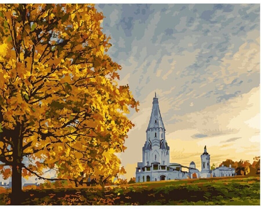 Картина по номерам Осень в Коломенском 40х50 см Hobby Home