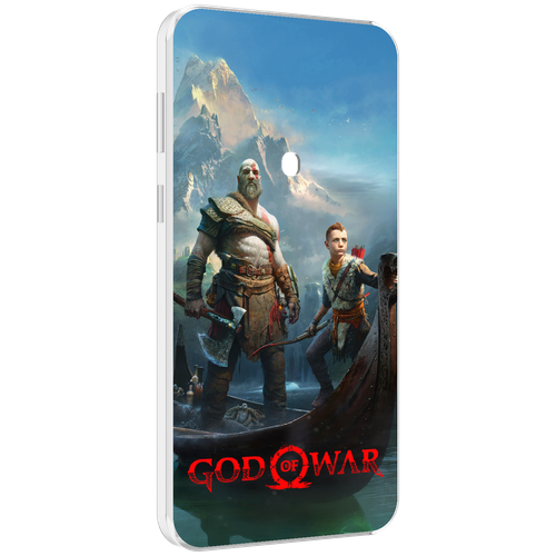 чехол mypads god of war кратос атрей для samsung galaxy s23 plus задняя панель накладка бампер Чехол MyPads God Of War Кратос Атрей для Meizu 16 Plus / 16th Plus задняя-панель-накладка-бампер