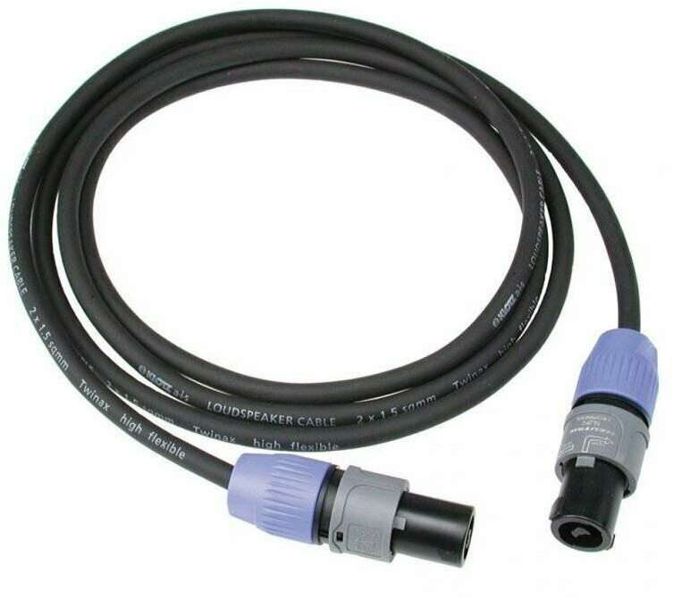 KLOTZ SC3-03SW готовый спикерный кабель 2 x 1.5мм, длина 3м, Neutrik Speakon, пластик -Neutrik Speakon, пластик, цвет черный