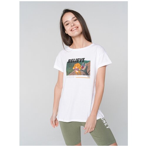 фото Футболка с кор.рукавом твое 70082 размер l, белый, women