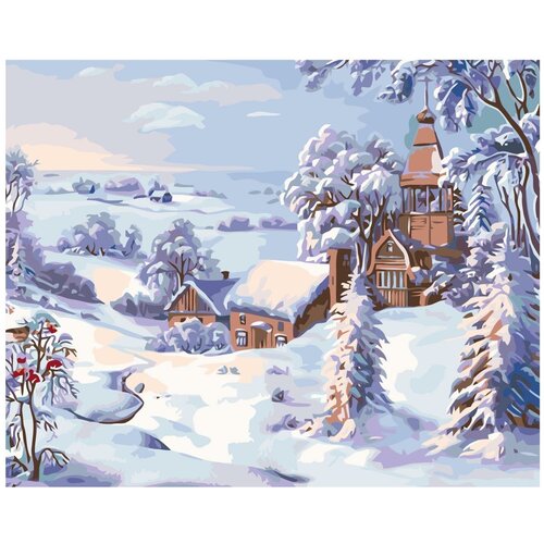 фото Снежное одеяло раскраска картина по номерам на холсте живопись по номерам