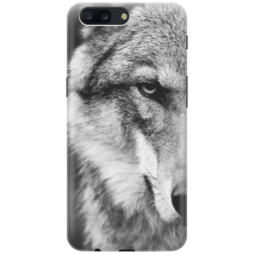 фото Cиликоновый чехол на oneplus 5 / ванплюс 5 с принтом "спокойный волк" gosso