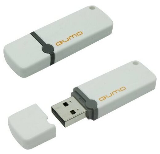 Флешка Qumo Optiva OFD-02 QM16GUD-OP2-White 16 Гб Glacier White