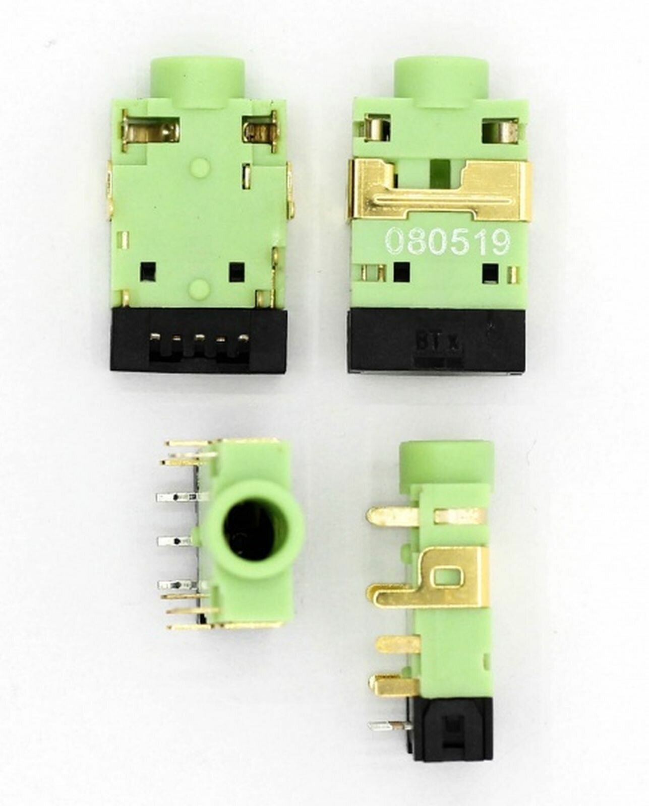 Разъем Audio TJ-01-G для ноутбука зеленый 1 шт.