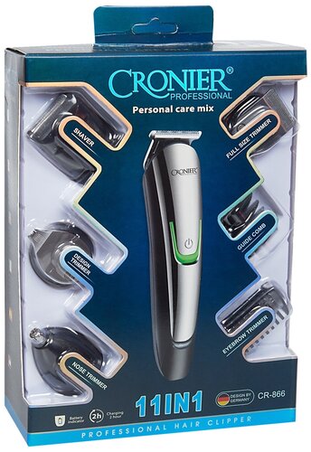 Машинка для стрижки PROFESSIONAL 11 IN 1 CRONIER cr-866 — купить в ...
