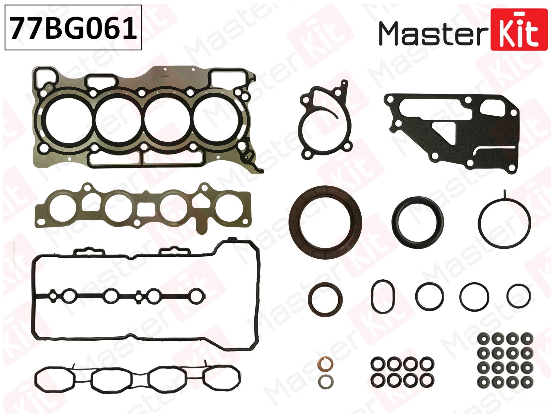 Полный Комплект Прокладок Двс MasterKit арт. 77BG061