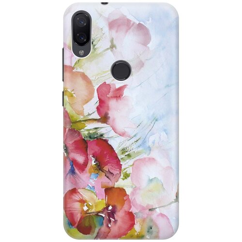 фото Cиликоновый чехол на xiaomi mi play / сяоми ми плей с принтом "акварельные цветы" gosso