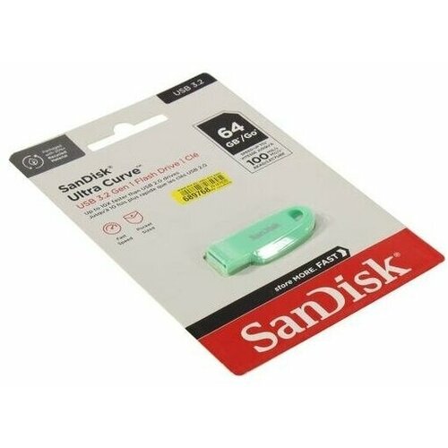 Флешка SanDisk CZ550 Ultra Curve USB 3.2 64GB (синий)