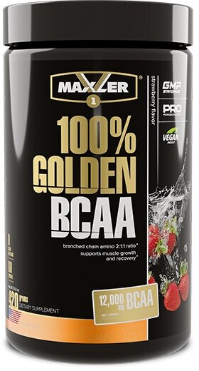 100% Golden BCAA 420 g, (клубника)