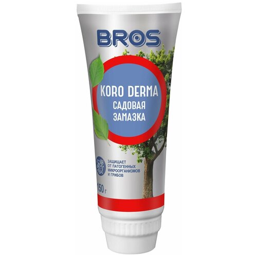 Садовая замазка "Bros" Koro derma с щёткой для заживления ран 150г