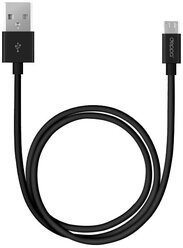 Кабель Deppa USB - microUSB (72103/72167) 1.2 м, черный