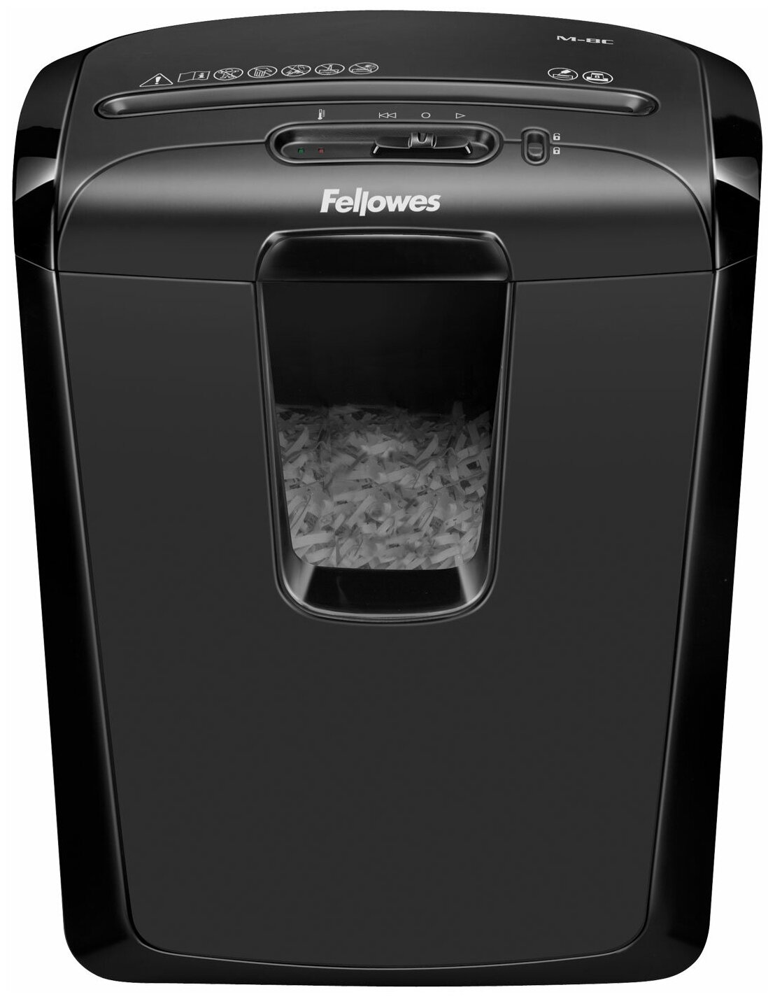 Уничтожитель бумаг Fellowes Powershred M-8C черный