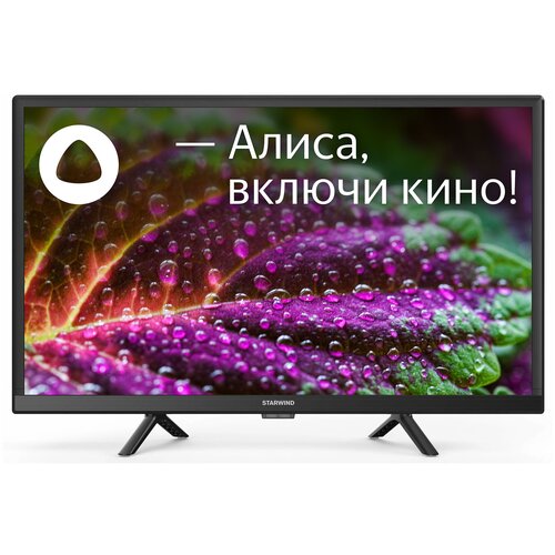 Телевизор 24 Starwind SW-LED24SG303 HD 1366x768 Smart TV черный 1128900₽