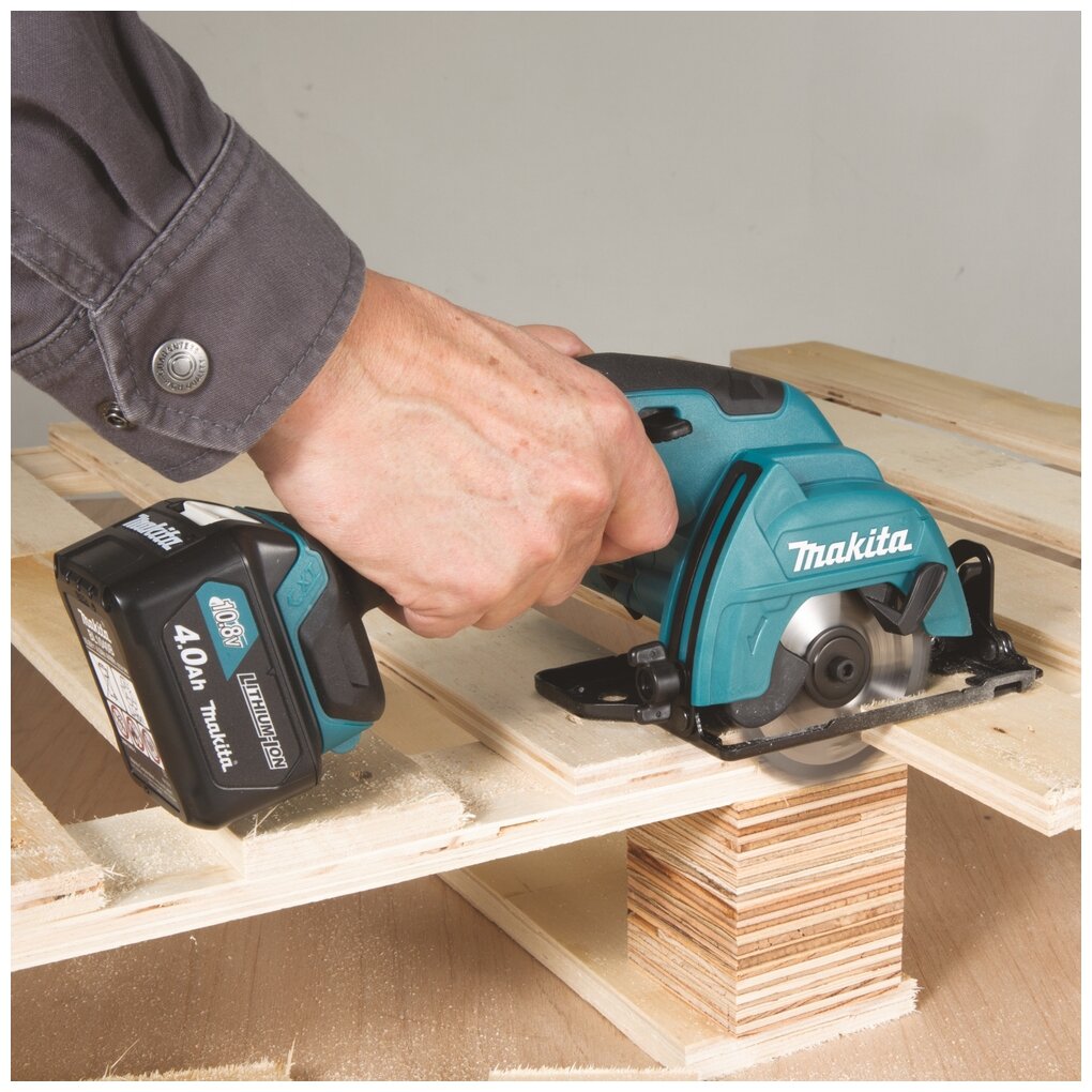 Пила дисковая аккумуляторная Makita HS301DZ - фотография № 4