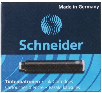 Картриджи чернильные Schneider комплект 6 штук в коробке, черные (6601)