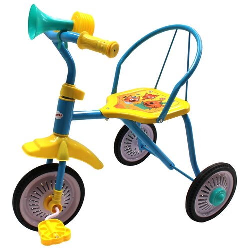 Велосипед 3-х колесный Три кота сине-желтый (колеса 9