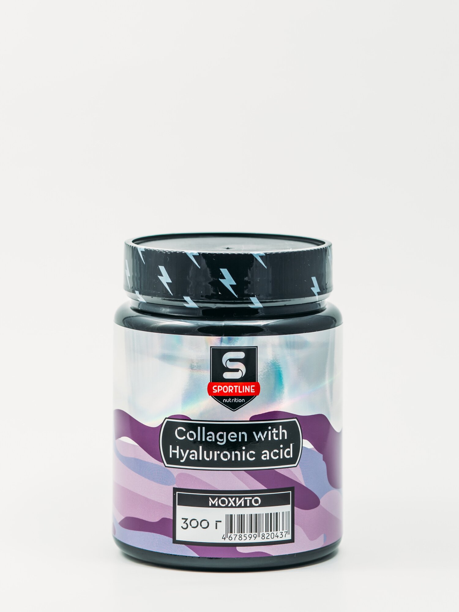 Коллаген и гиалуроновая кислота концентрат SportLine Nutrition Collagen with Hyaluronic acid 300g (клубника-лайм)