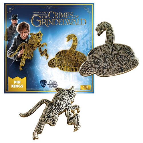 Значок Pin Kings, эмаль, 2 шт., черный набор значков fantastic beasts 1 1 нюхлер и фестрал pin kings 2 pack