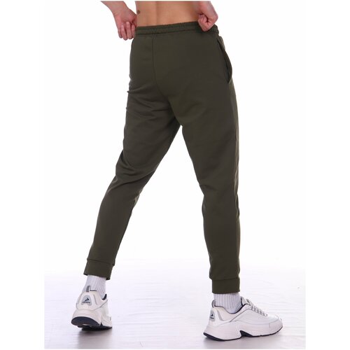 Брюки спортивные джоггеры DomTeks, размер 54, зеленый брюки джоггеры ivcapriz размер 54 зеленый