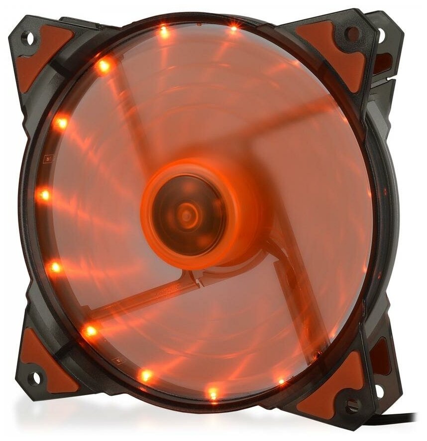 Вентилятор 120x120 Crown (CMCF-12025S-1223) Orange Led 1650rpm