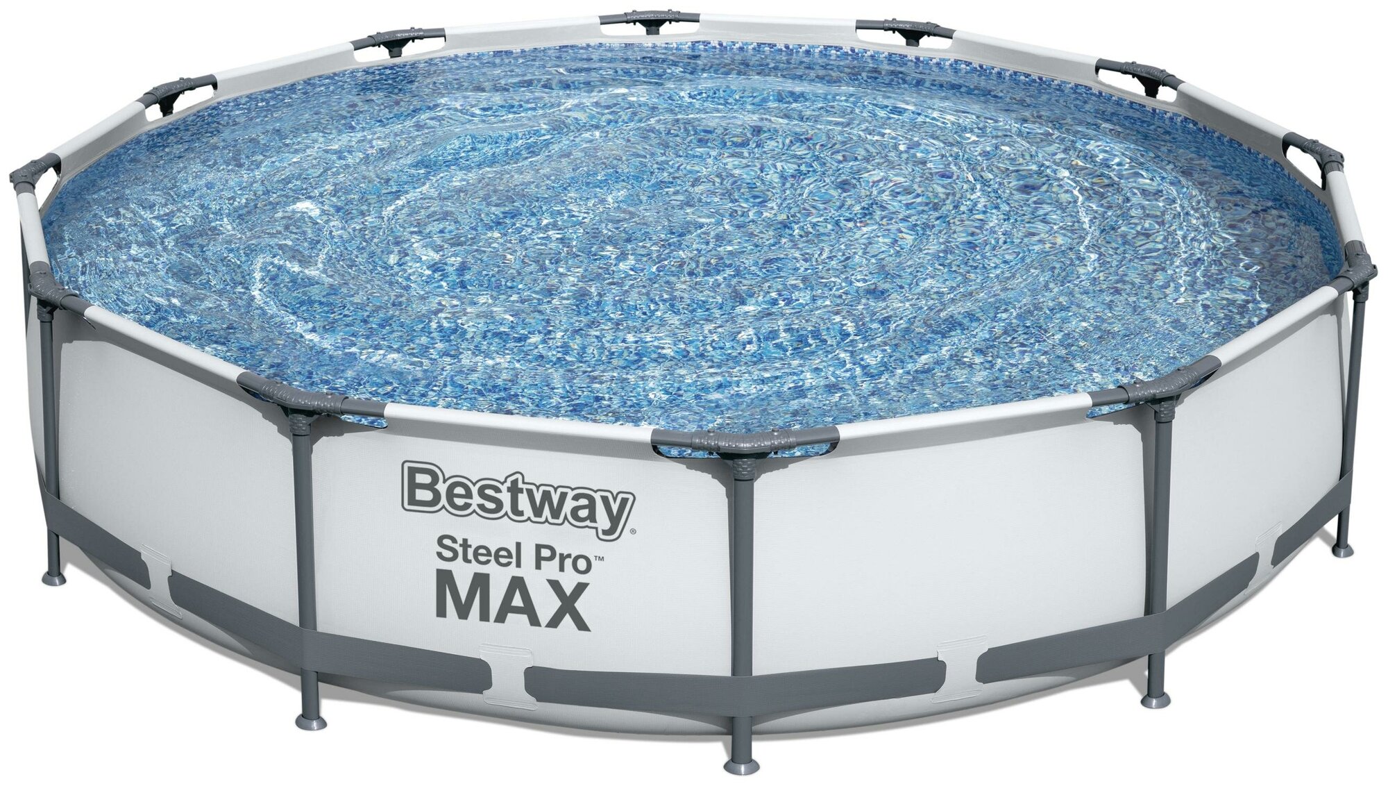 Бассейн Bestway Steel Pro MAX 56416/56062 серый