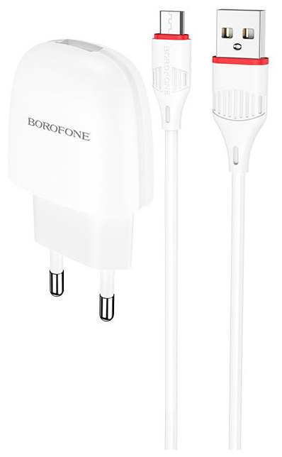 Сетевое зарядное устройство Borofone BA49A Vast Power + кабель Micro-USB