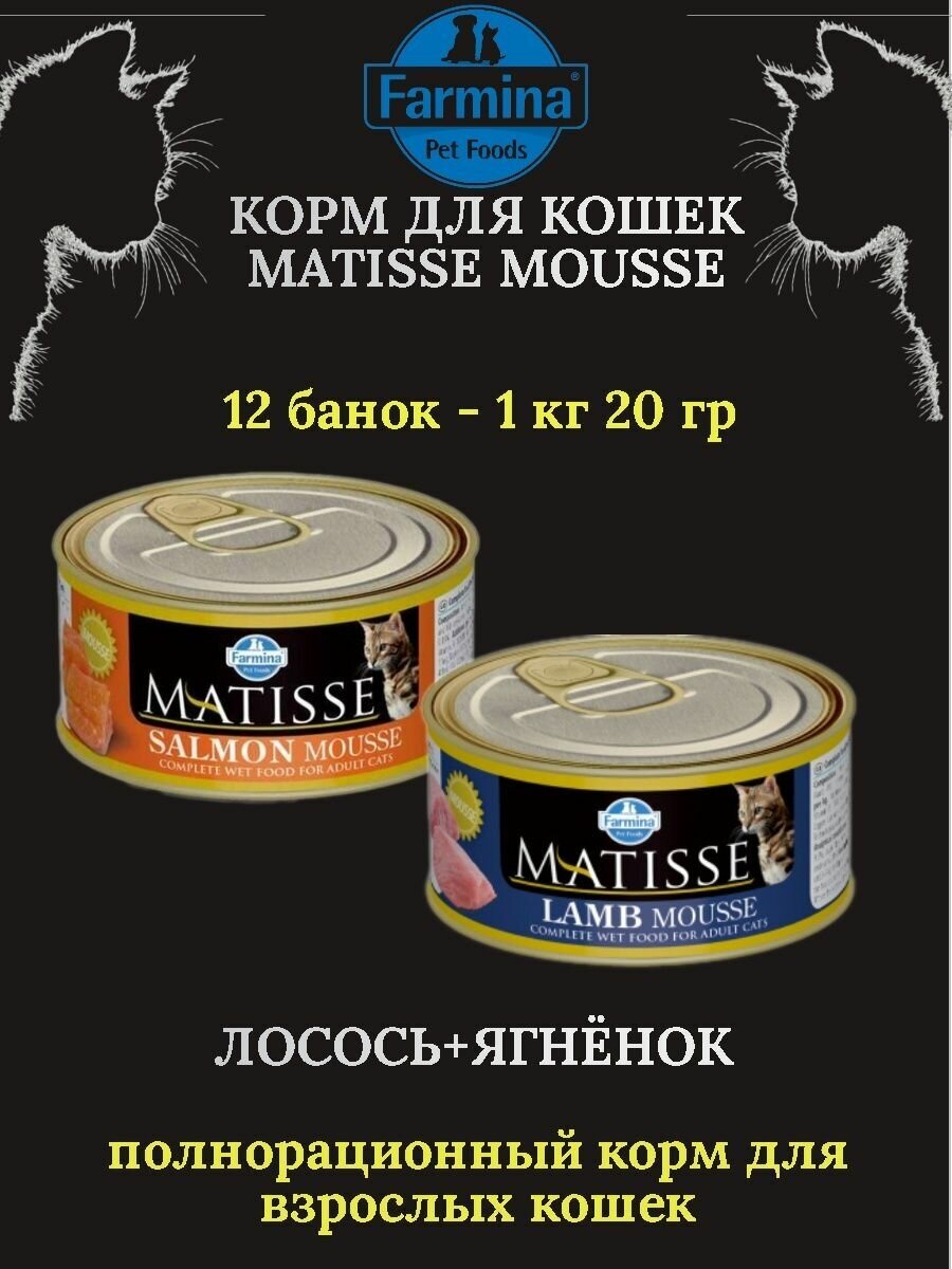 Farmina MATISSE корм для кошек мусс — купить в интернет-магазине по низкой  цене на Яндекс Маркете