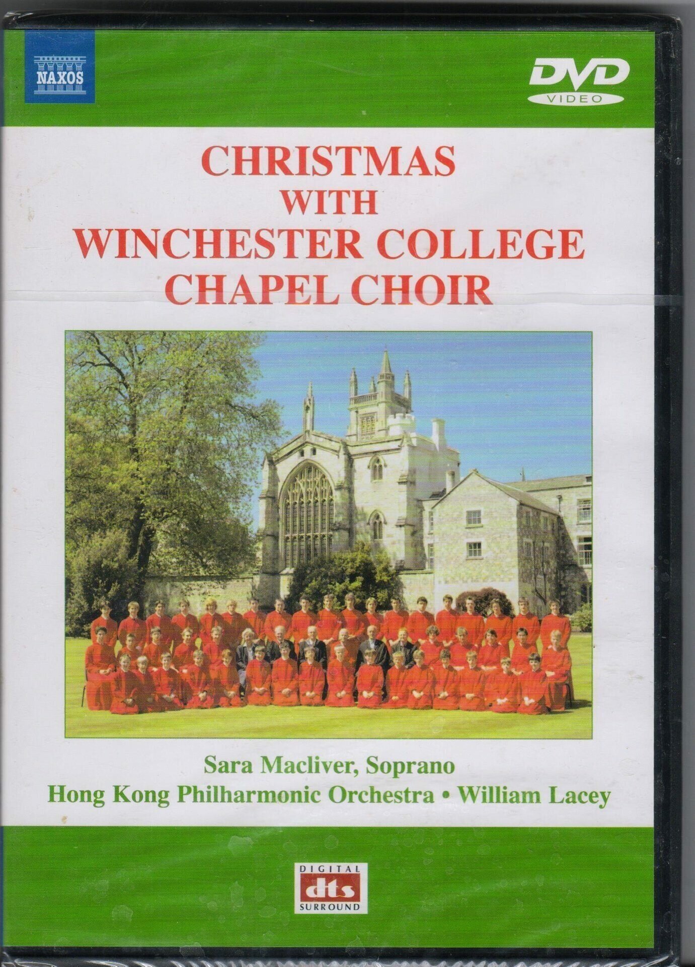 Christmas with Winchester Collage Chapel Choir-Sara Macliver/ Hong Kong Orchestra 2005 NAXOS DVD EU (ДВД Видео 1шт)