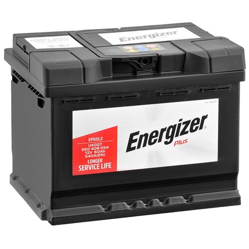 Аккумулятор автомобильный Energizer Plus 60Ач 540A