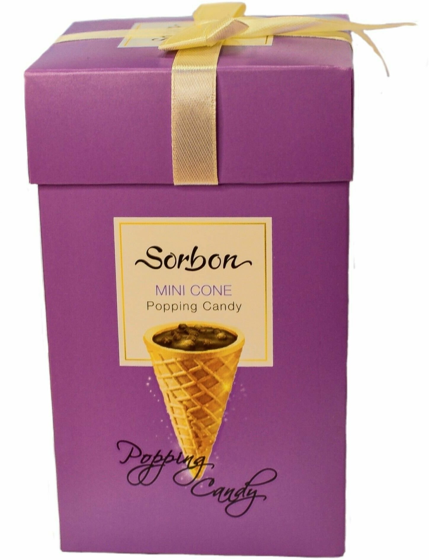 Конфеты в подарочной упаковке SORBON Стреляющая карамель мини-рожки фиолетовый 200 г