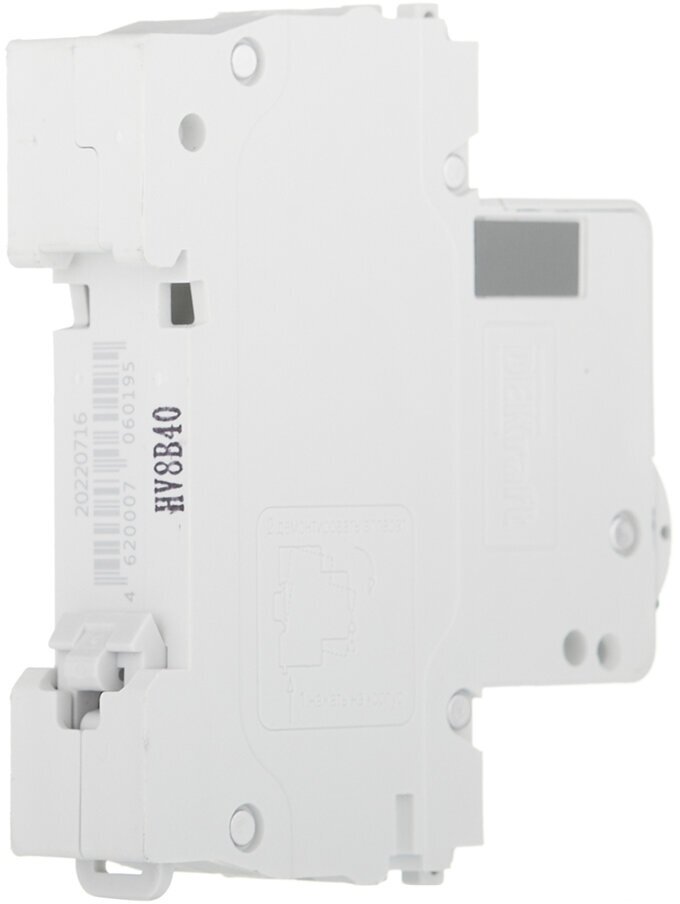 ВА-101 11010DEK Автоматический выключатель однополюсный 40А (4.5 кА, B) Упаковка (12 шт.) DEKraft - фото №3