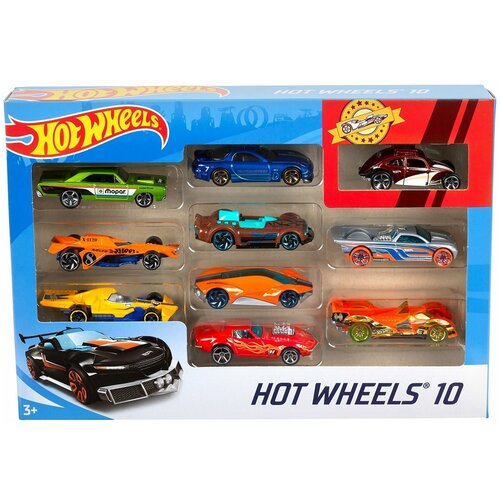 Подарочный набор Hot Wheels Базовые машинки (10 шт.) в ассортименте