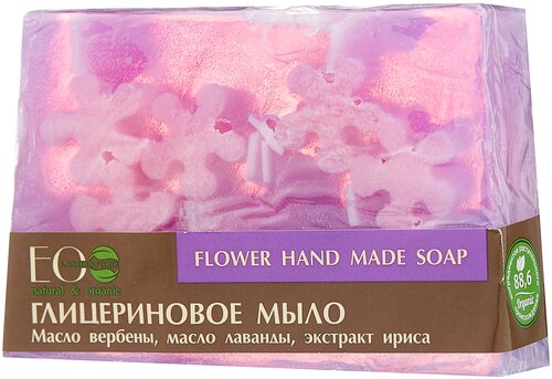 EO Laboratorie Мыло кусковое Flower, 130 мл, 130 г